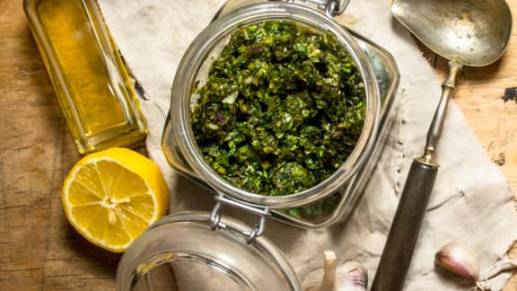 pesto au persil et au citron