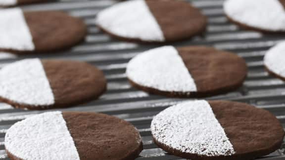tranches de biscuits au chocolat