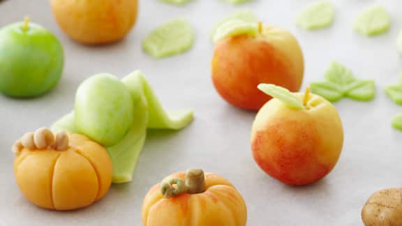fruits en pâte d'amande