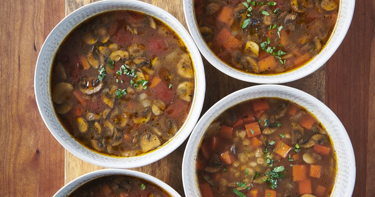 Soupe oignon champignon store