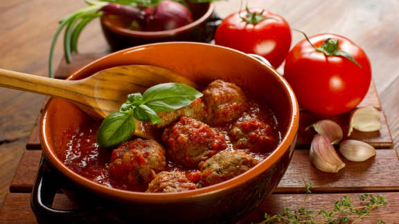 Boulettes à la sauce tomate