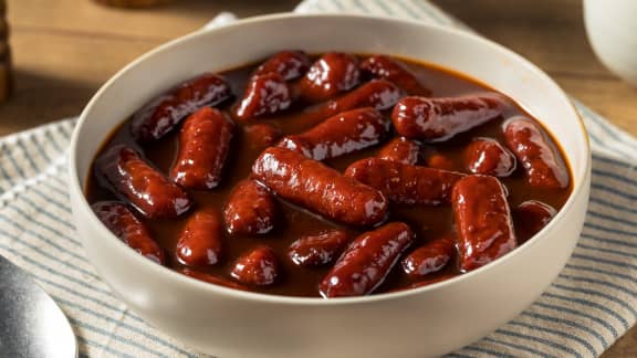 Saucisses cocktail au sirop d'érable