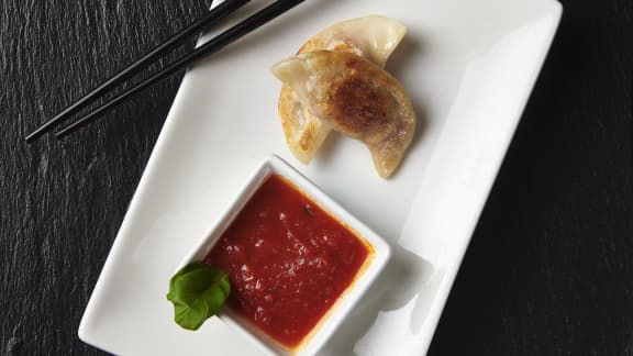 Pizza-Gyoza