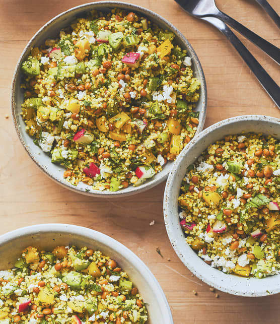 Salade de couscous aux légumes