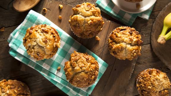 Les meilleurs muffins aux bananes au monde