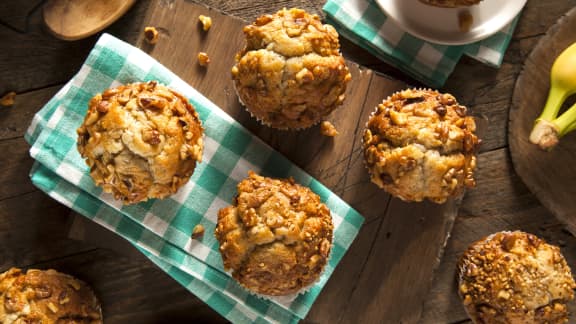 Les meilleurs muffins aux bananes au monde