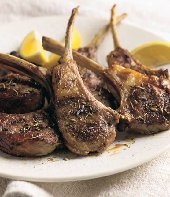 Côtelettes d'agneau aux herbes de Provence