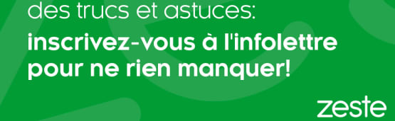 Ne manquez pas nos infolettres!
