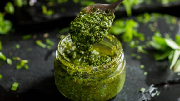 Pesto au basilic maison