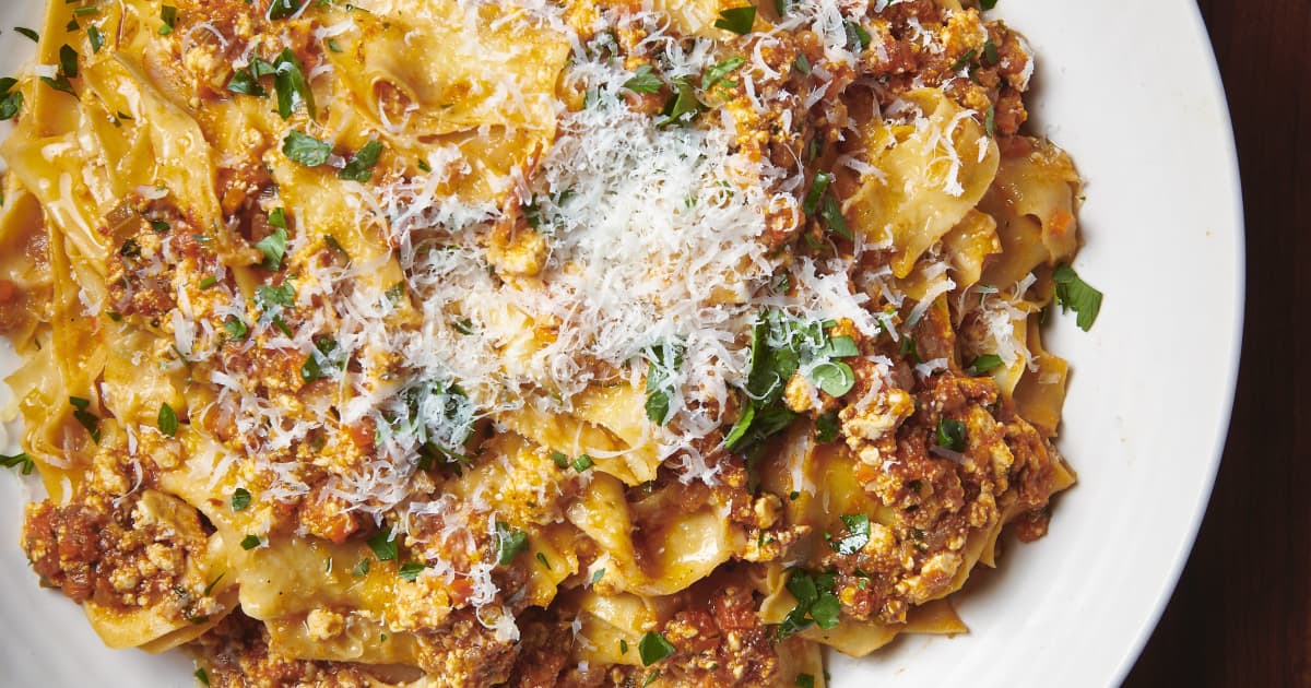 Sauce bolognaise au tofu Zeste