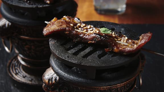 Bulgogi de canard sur BBQ Coréen
