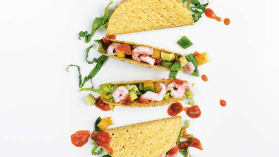 Tacos de crevettes