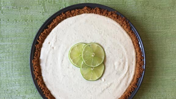 Tarte végétalienne à la lime