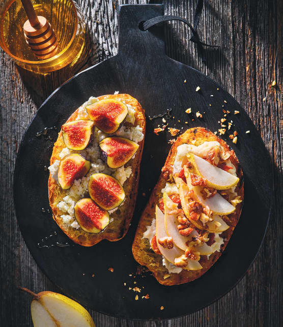 Bruschette ai fichi (bruschetta aux figues)