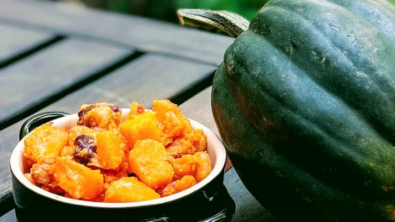 Casserole de légumineuses à la courge