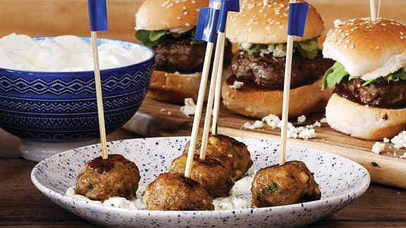 Boulettes de bœuf au cheddar