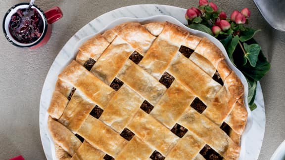 Tourtière végé aux champignons