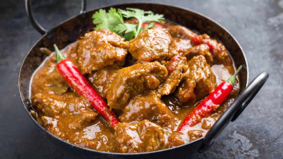 Cari d'agneau à l'indienne
