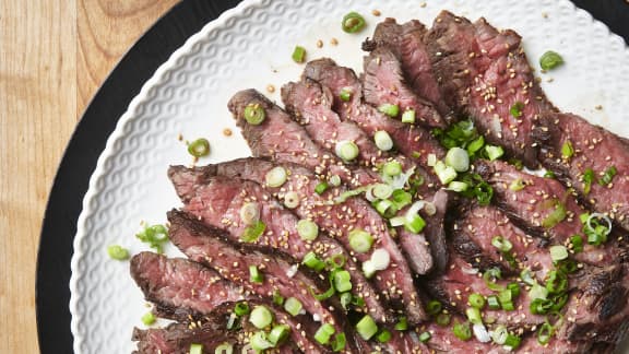 Samedi soir : Bavette de boeuf à l'asiatique