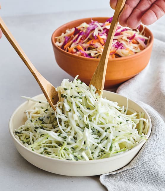 Salade de chou crémeuse aux herbes