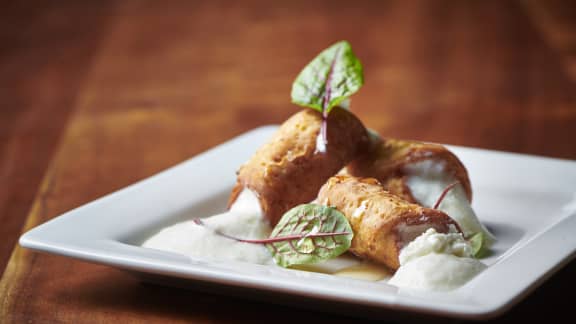 Petit cannoli salé à la ricotta