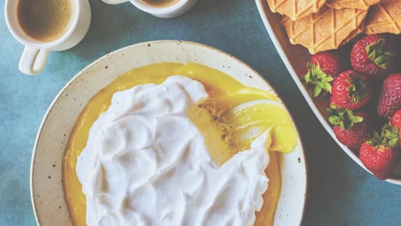 Trempette tarte au citron