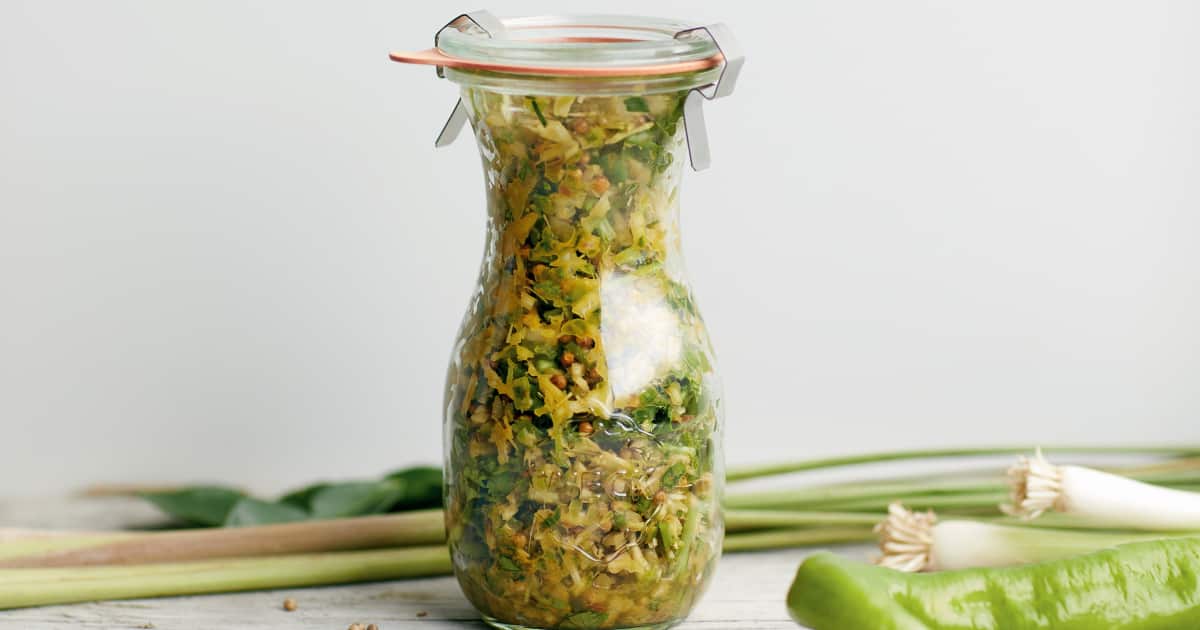 Recette de pâte de curry vert | Zeste