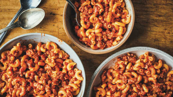 Mardi : Macaroni à la viande