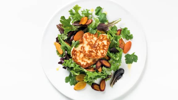 Halloumi grillé au sésame