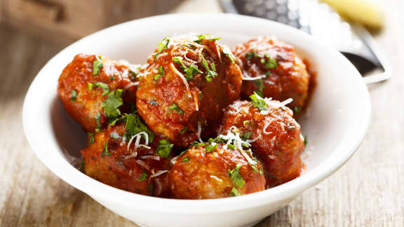 Boulettes de veau au parmesan
