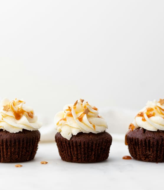 cupcakes au chocolat et glaçage au beurre