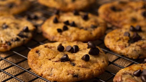 Biscuits aux pépites de chocolat et noix de coco