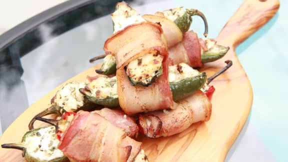 Jalapeños farcis au fromage et au bacon