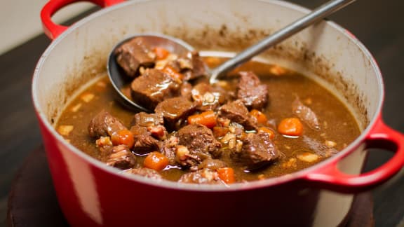 Boeuf braisé à la bière noire à la mijoteuse