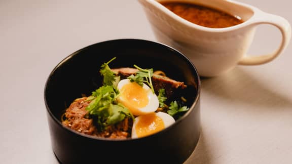 Soupe ramen au porc et miso