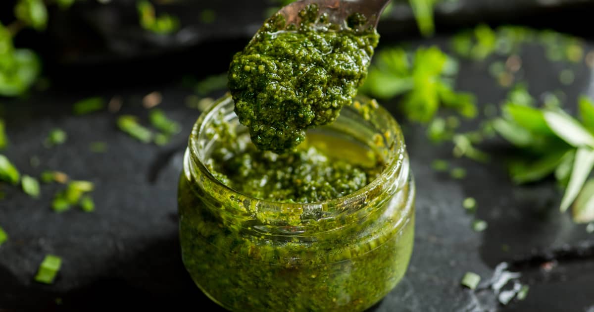 Pesto au basilic maison Zeste