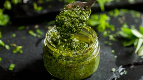 Pesto au basilic maison