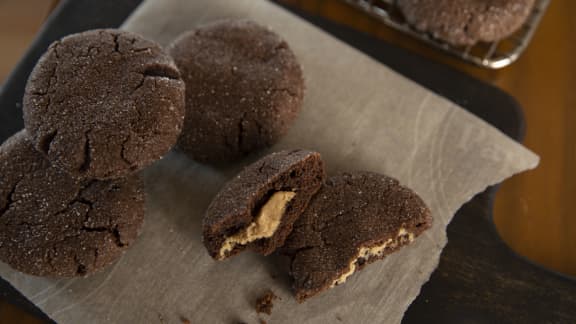 Biscuits au chocolat et beurre d’arachide