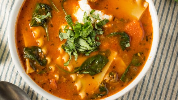 Soupe lasagne à la Zeste