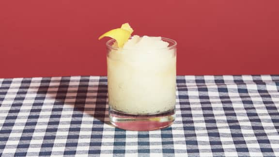 Limonade glacée au bourbon