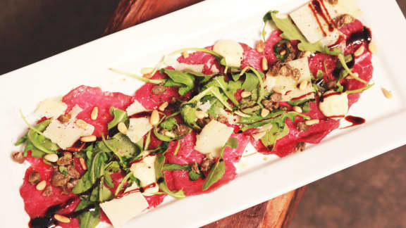 Vendredi : Carpaccio de boeuf