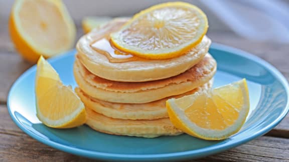 Dimanche matin : Crêpes au babeurre et au citron