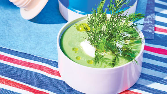 Gaspacho aux concombres
