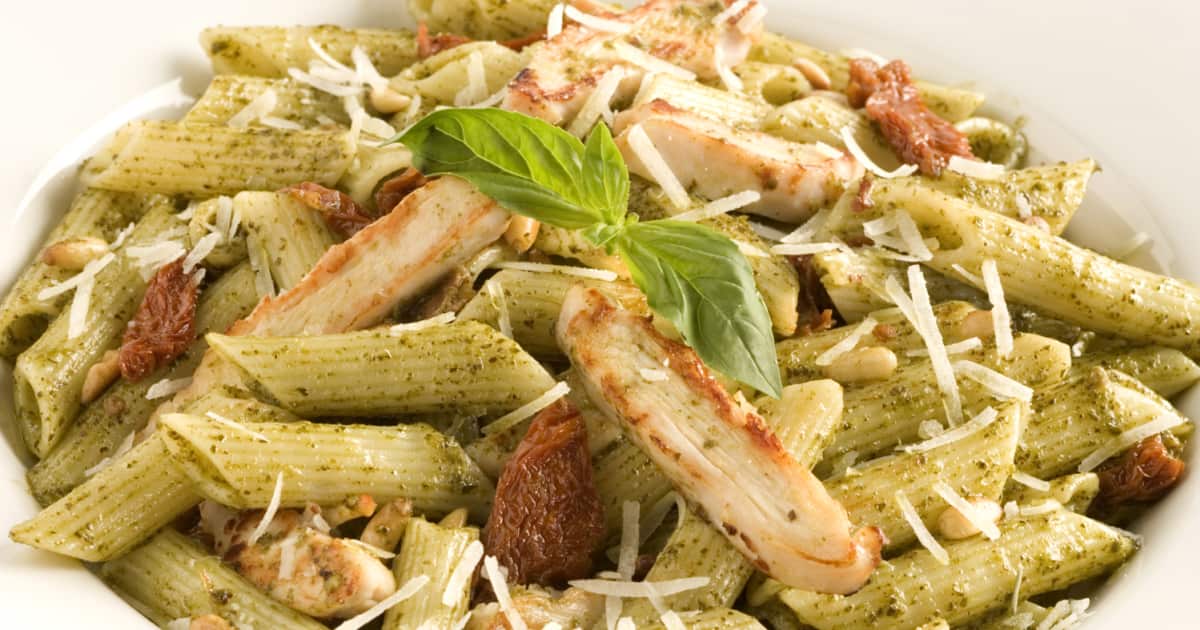Recette Penne Au Poulet Et Pesto Zeste
