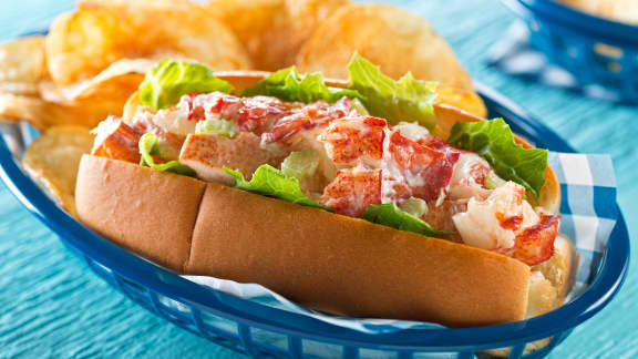 Lobster rolls (guédilles de homard)