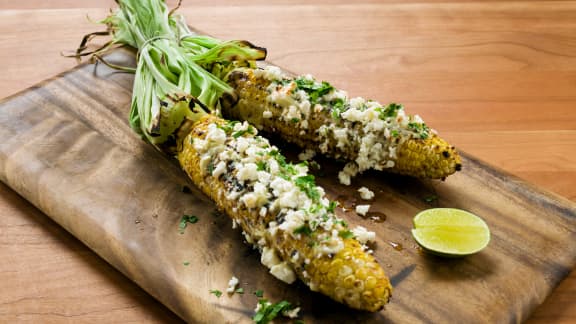 Maïs grillés à la mexicaine