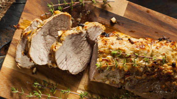 Filets de porc aux canneberges et au porto