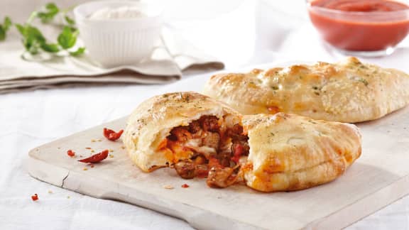 Vendredi :  Calzone aux dés de Salciccia forte