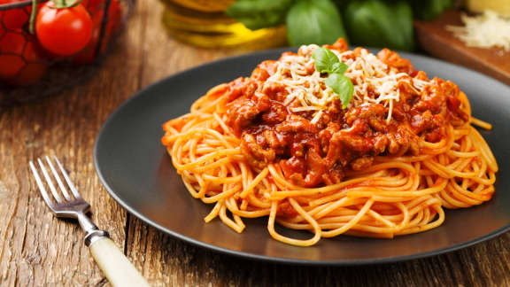 Lundi : Spaghettis à la bolognaise