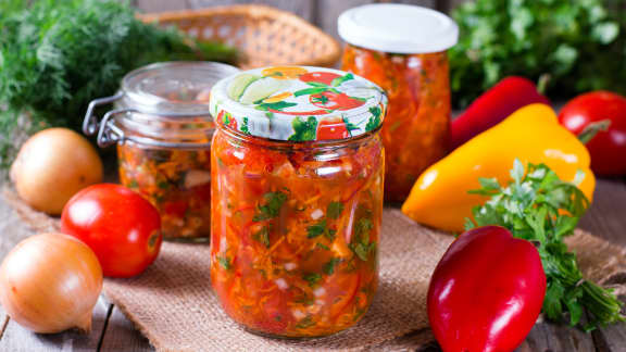 Conserve de fajitas légumes et volaille